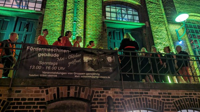 Extraschicht an der Fördermaschinenhalle